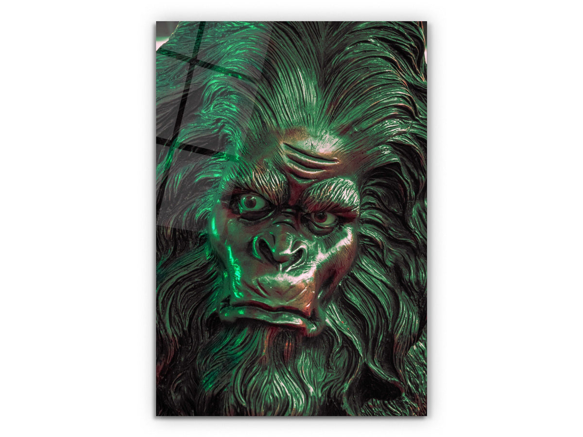 The Devil Monkey - Glass Wall Art