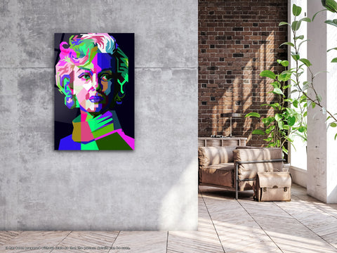 Marilyn Monroe - Glass Wall Art