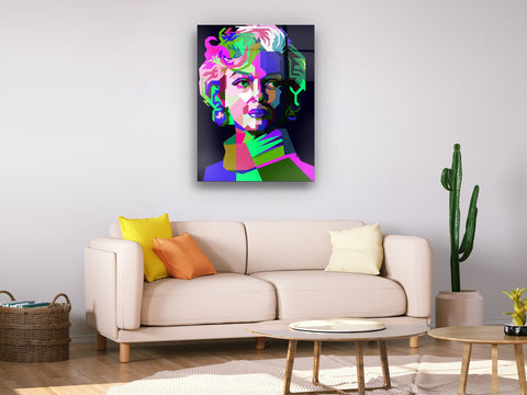 Marilyn Monroe - Glass Wall Art