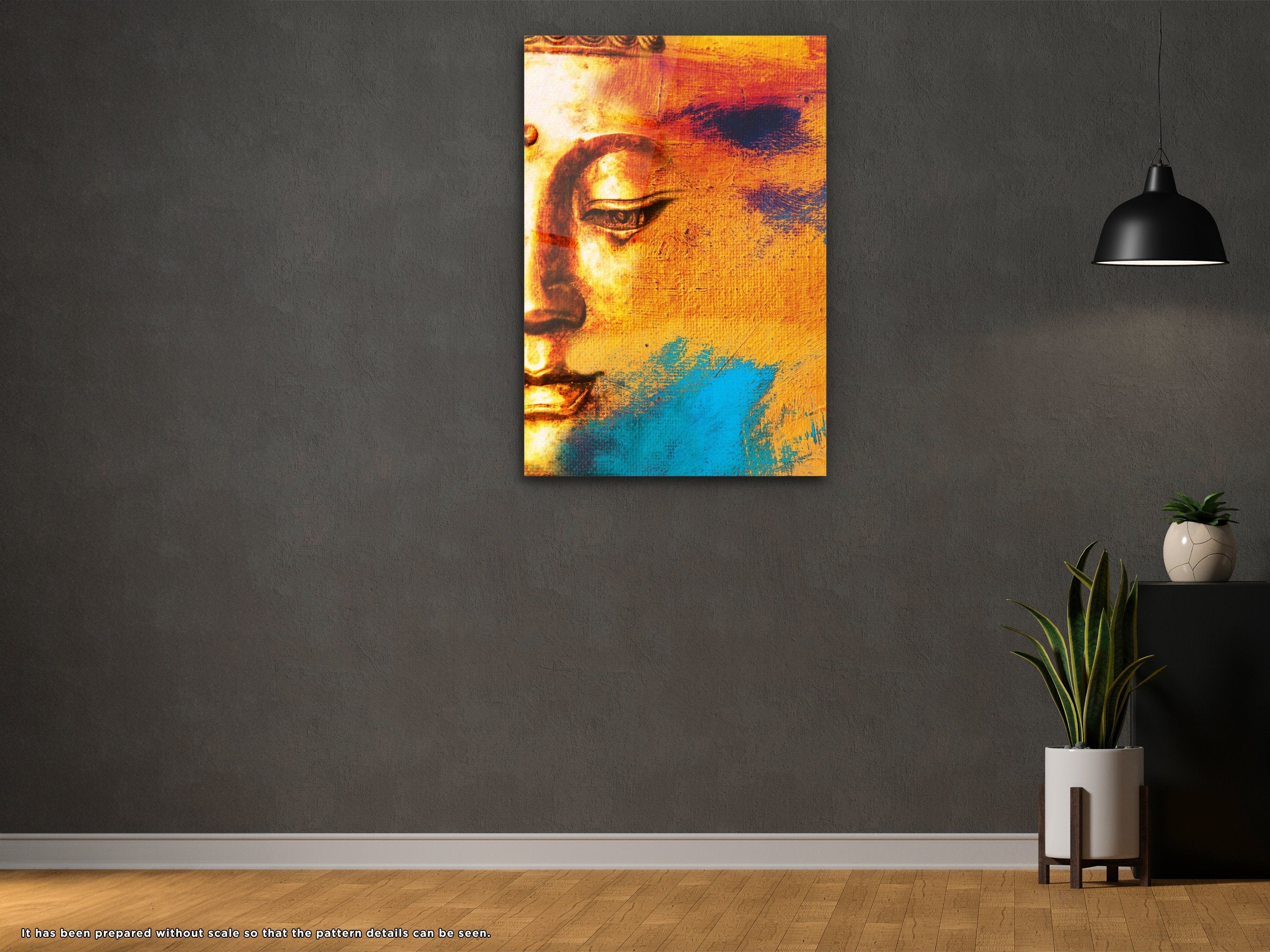 Lord Buddha - Glass Wall Art