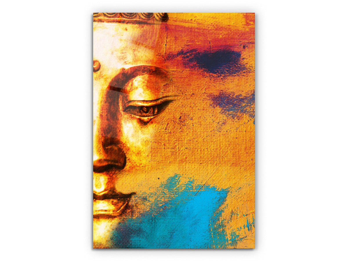 Lord Buddha - Glass Wall Art