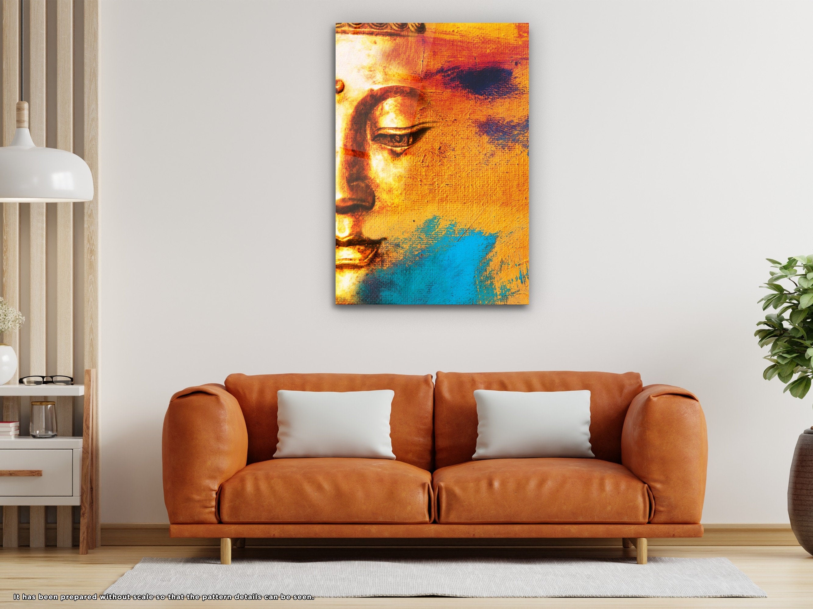 Lord Buddha - Glass Wall Art