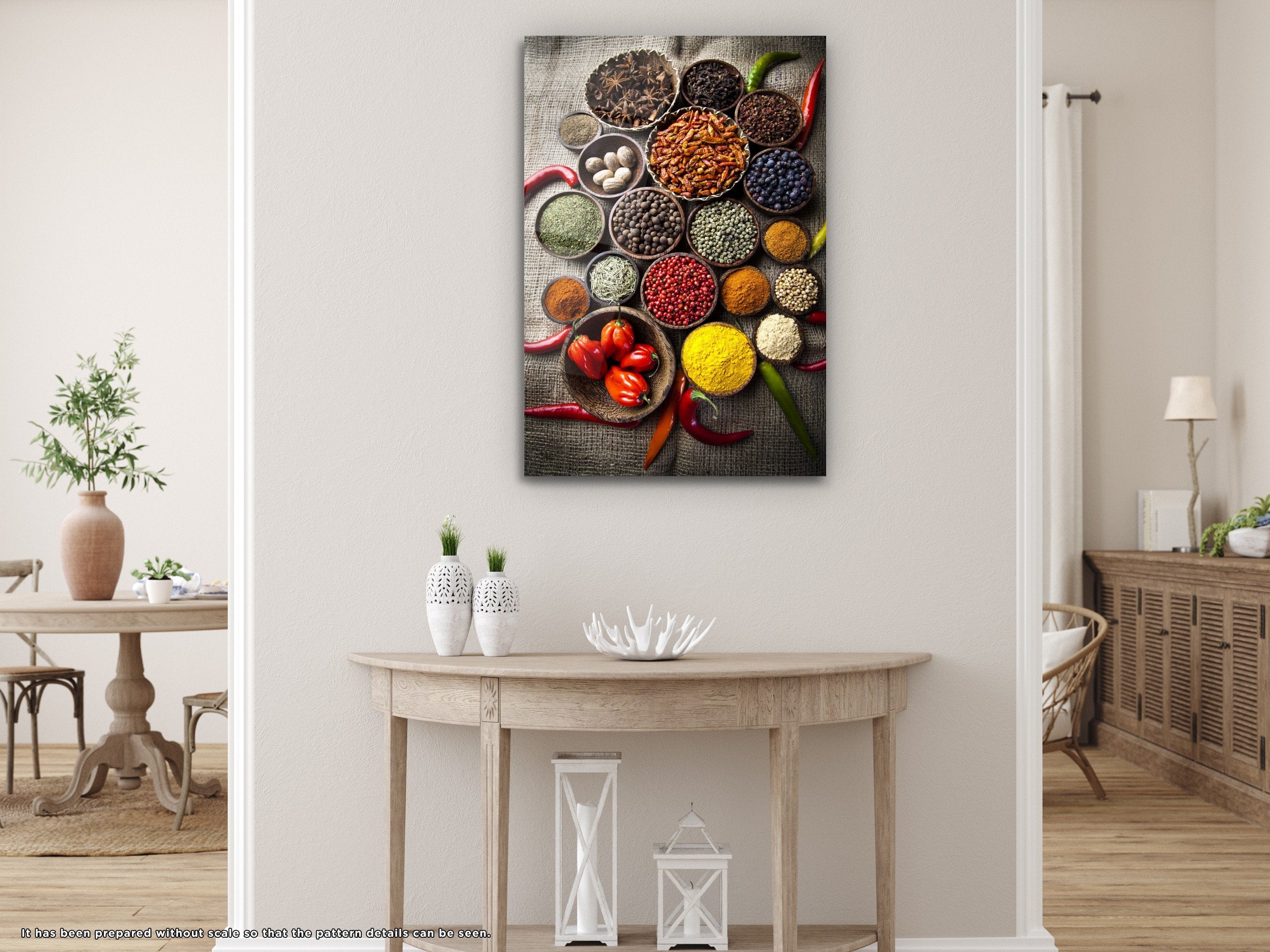 Spices - Glass Wall Art