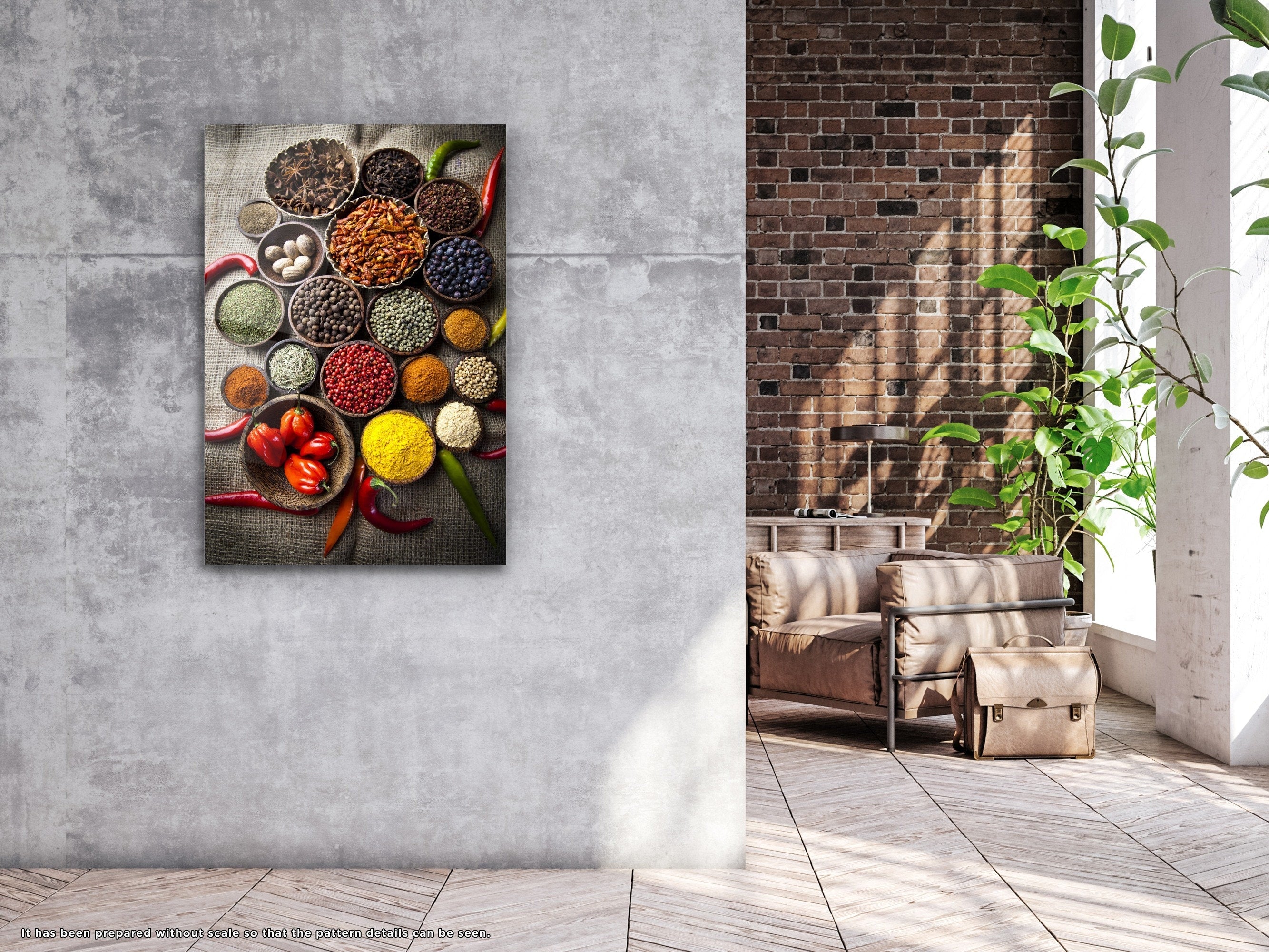 Spices - Glass Wall Art