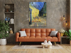 Van Gogh - Terrasse du Café le soir - Glass Wall Art