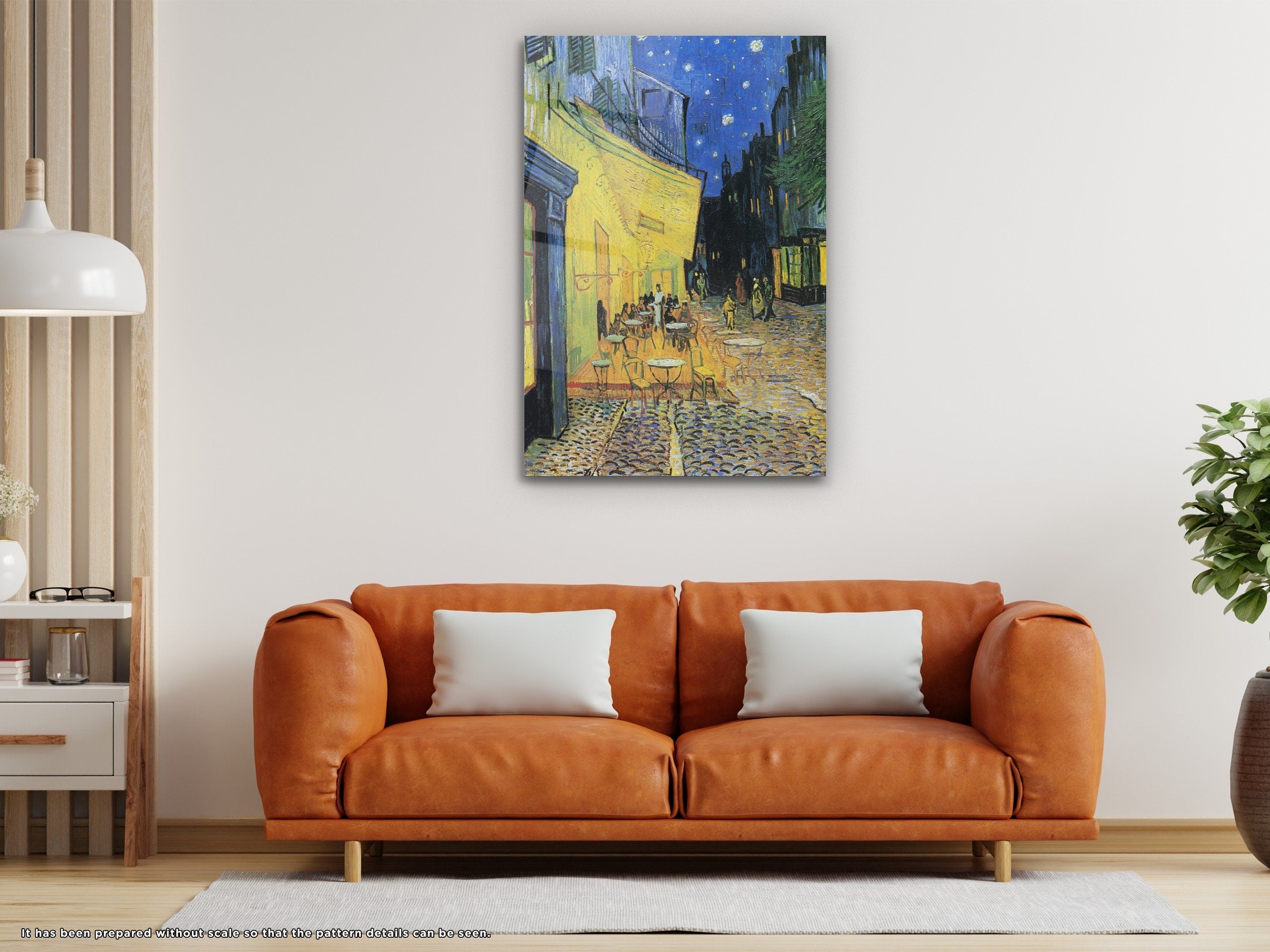 Van Gogh - Terrasse du Café le soir - Glass Wall Art