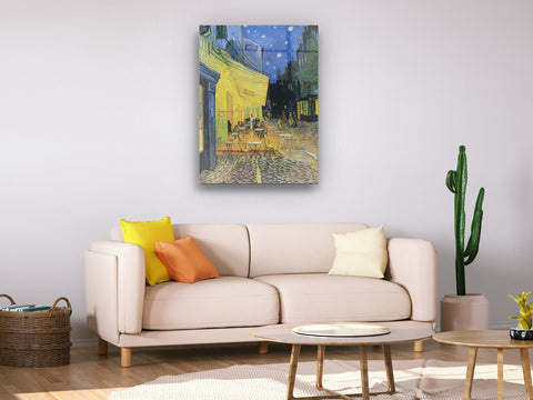Van Gogh - Terrasse du Café le soir - Glass Wall Art