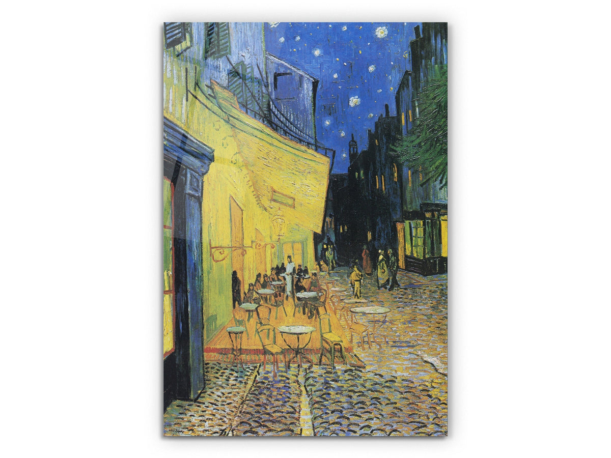 Van Gogh - Terrasse du Café le soir - Glass Wall Art