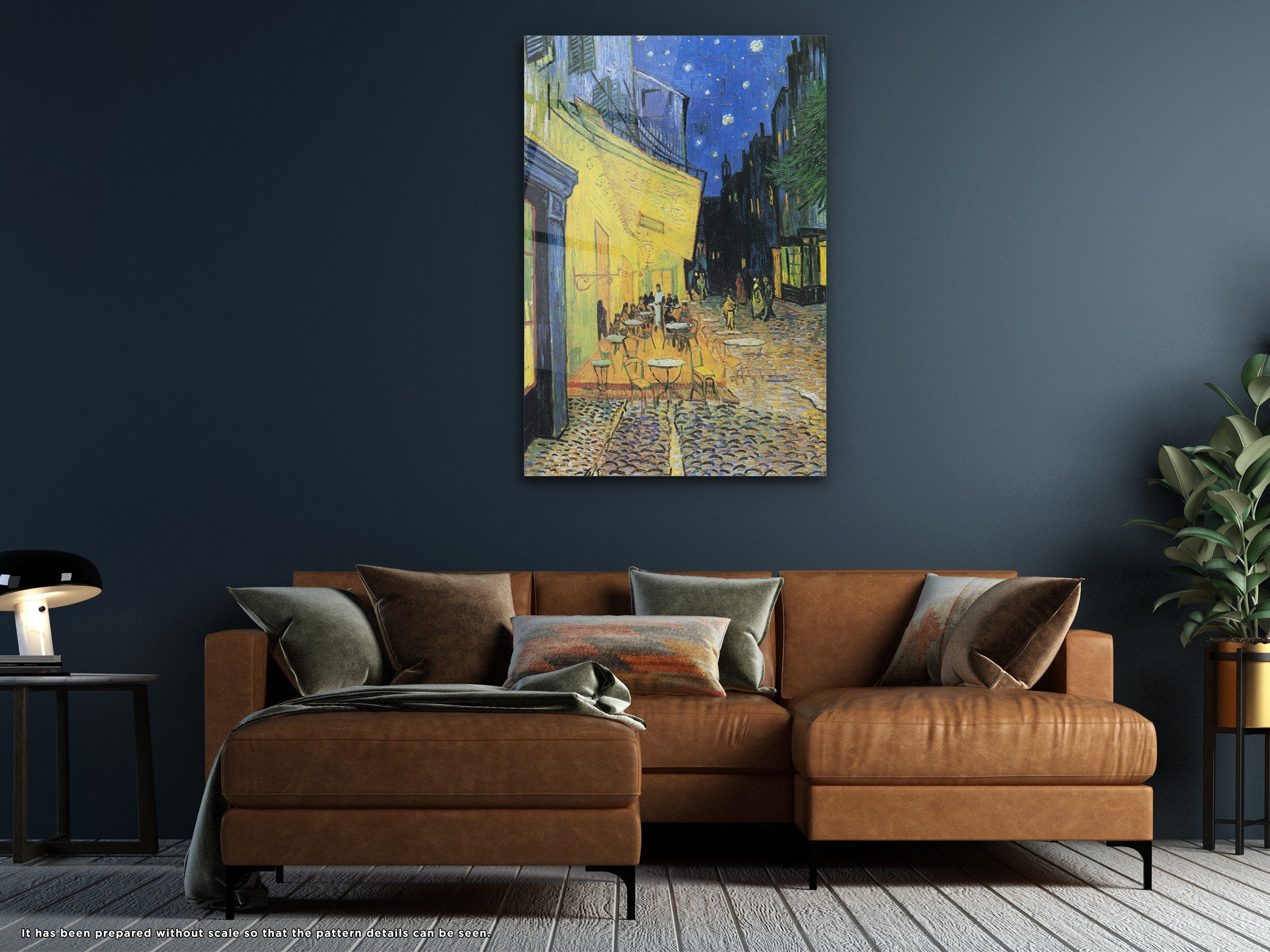 Van Gogh - Terrasse du Café le soir - Glass Wall Art