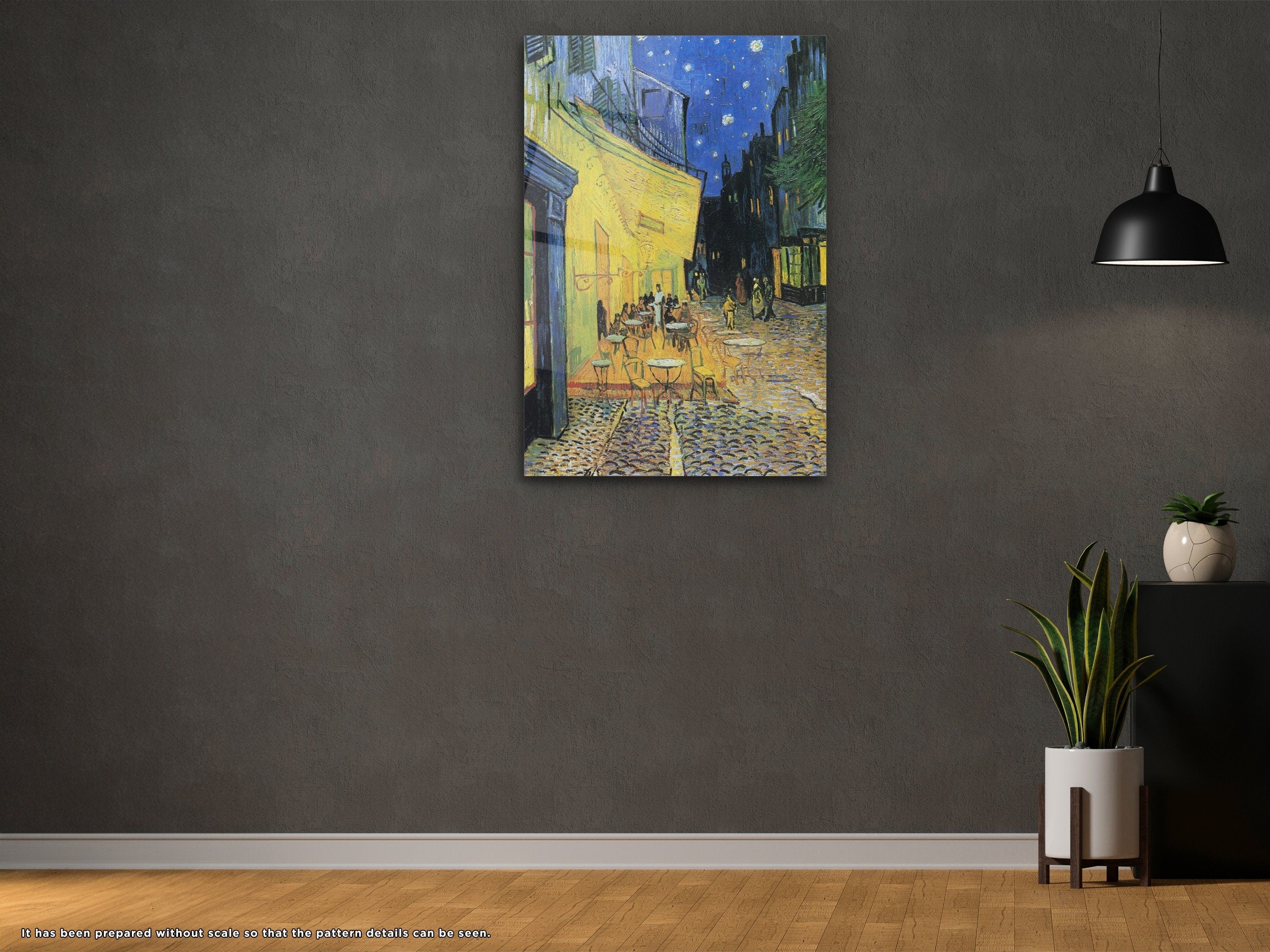 Van Gogh - Terrasse du Café le soir - Glass Wall Art