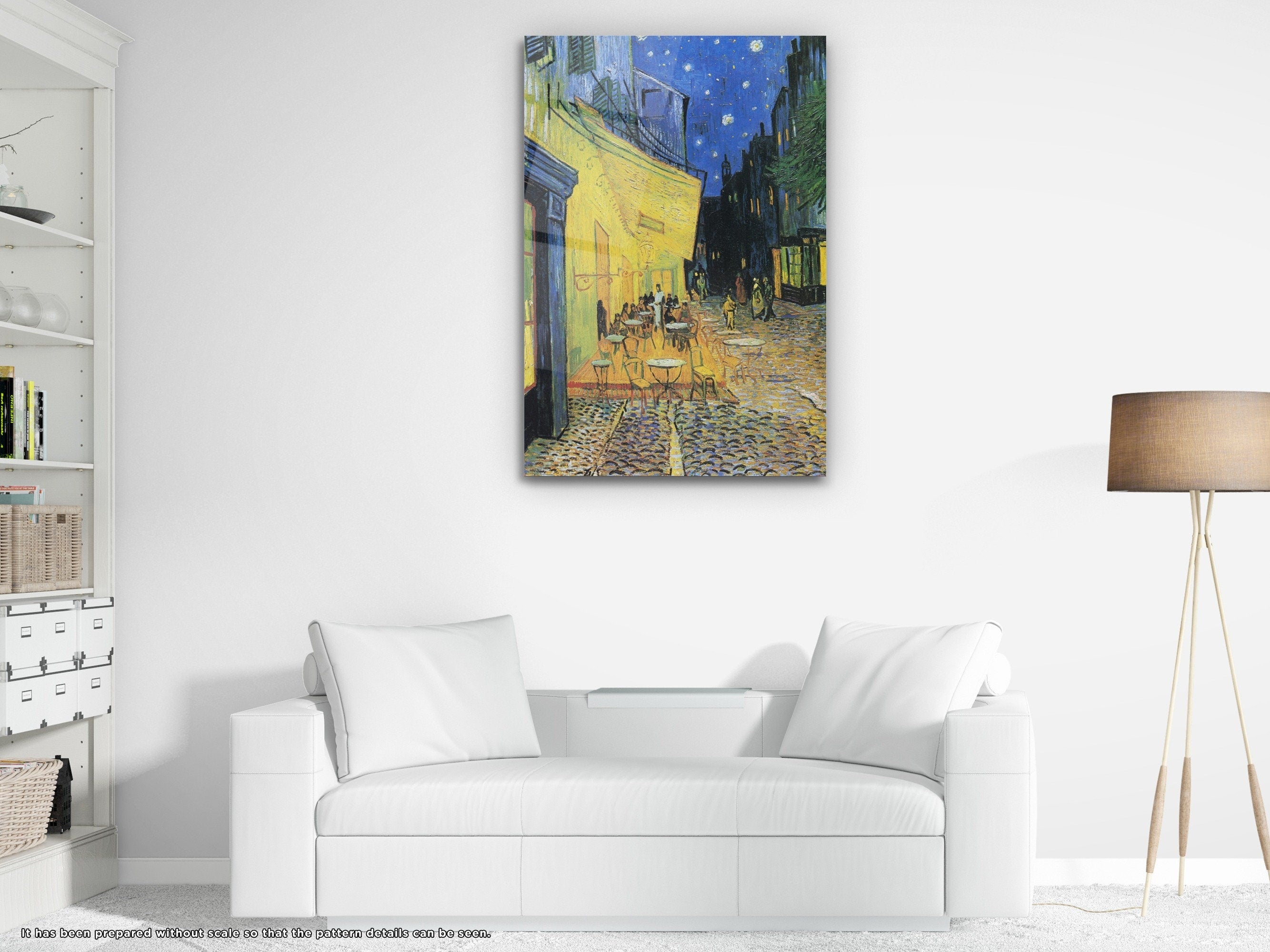 Van Gogh - Terrasse du Café le soir - Glass Wall Art