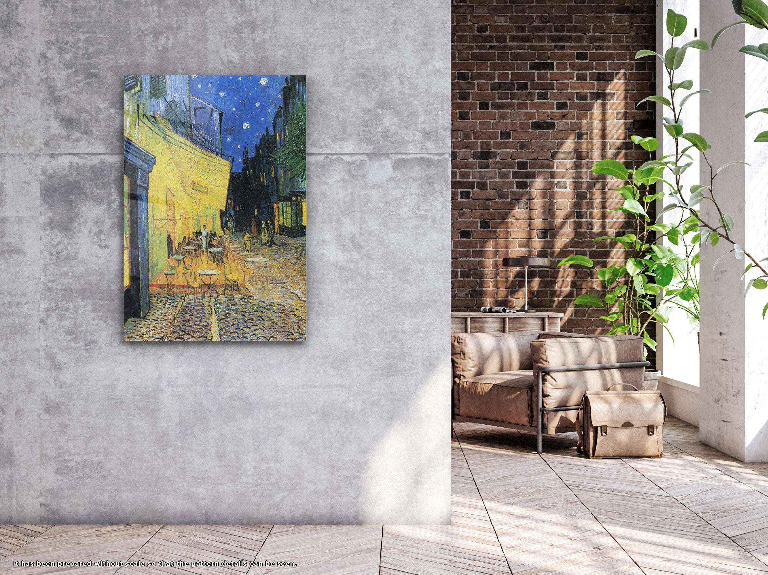 Van Gogh - Terrasse du Café le soir - Glass Wall Art