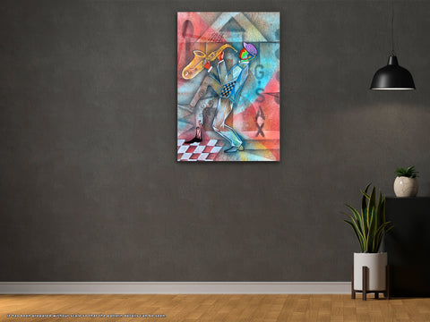 Jazz - Glass Wall Art