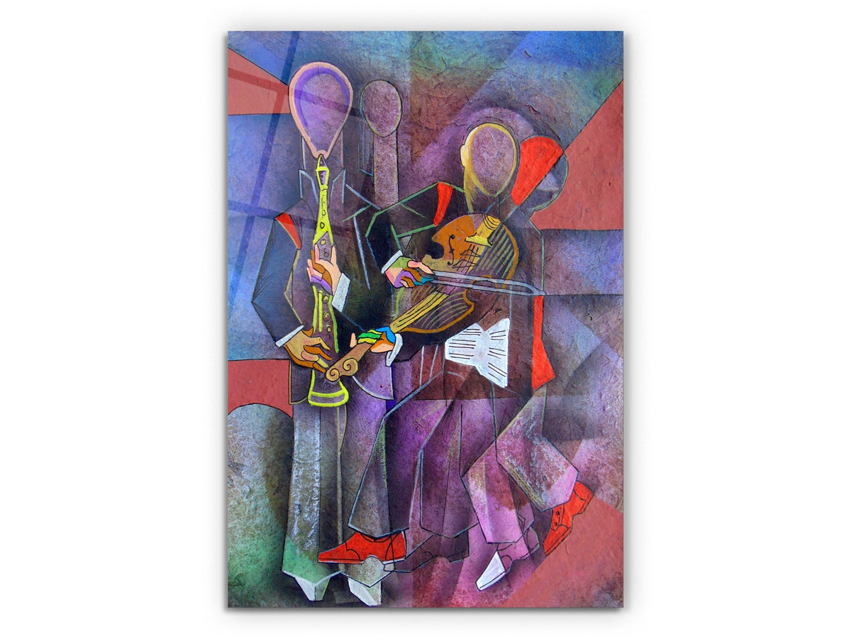 Jazz V2 - Glass Wall Art