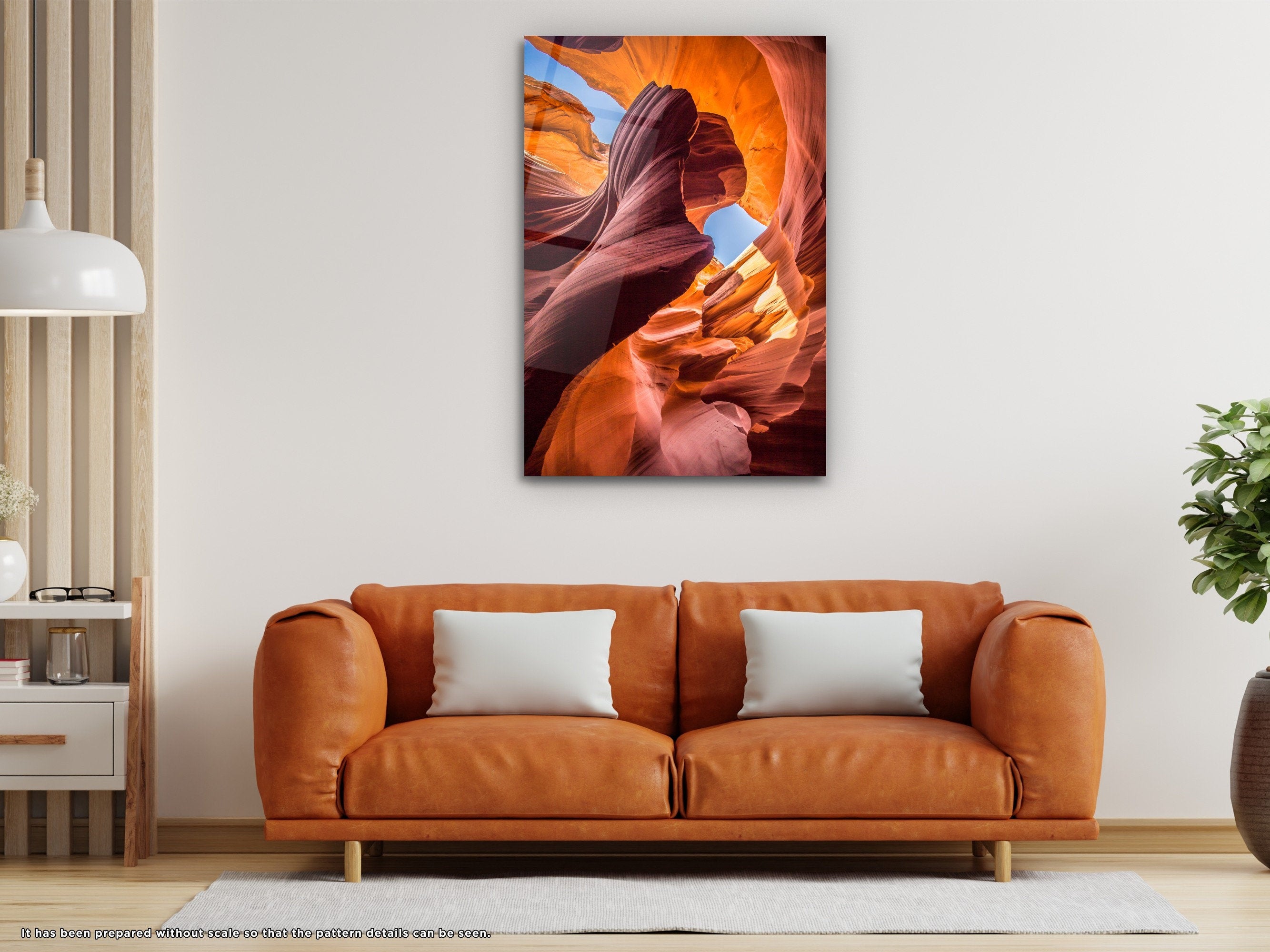 Colorful Canyon - Glass Wall Art