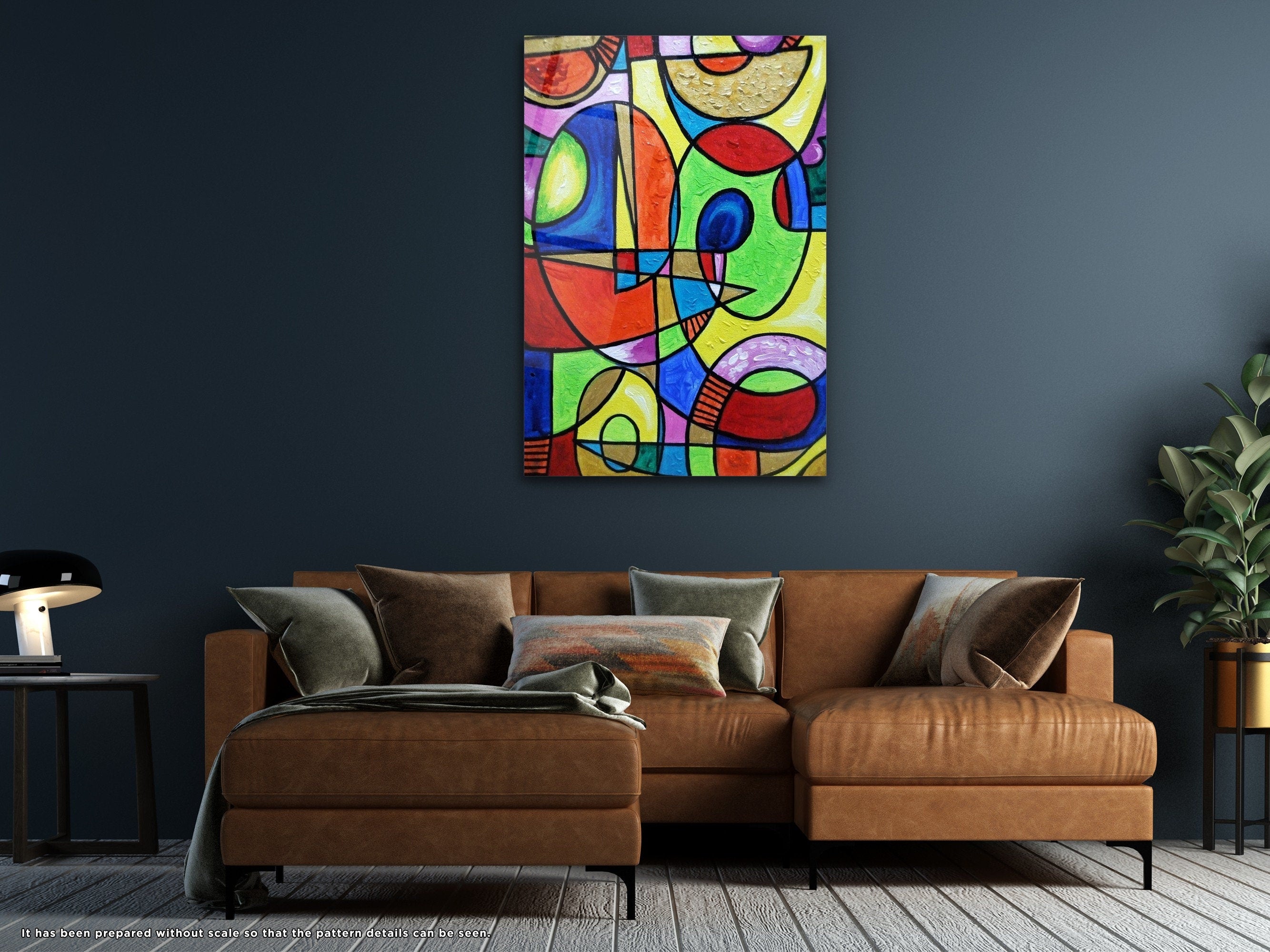 Abstract Design - Glass Wall Art