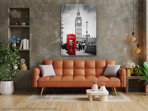 London - Glass Wall Art