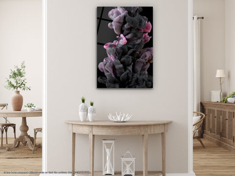 Smoke Explosion - Glass Wall Art