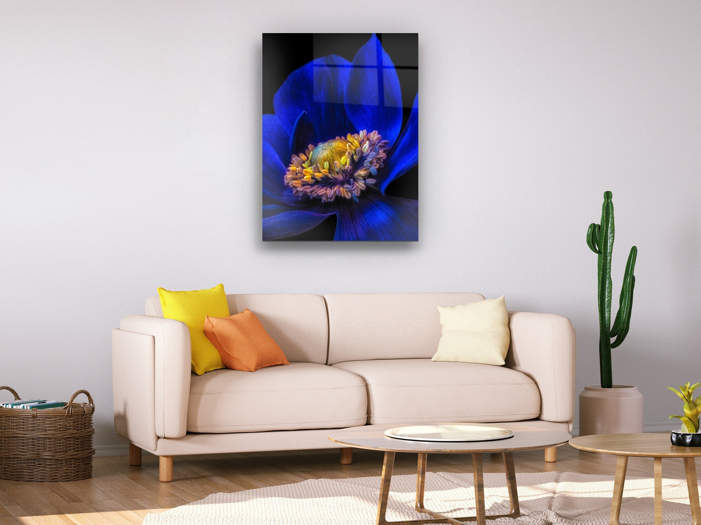 Flower - Glass Wall Art