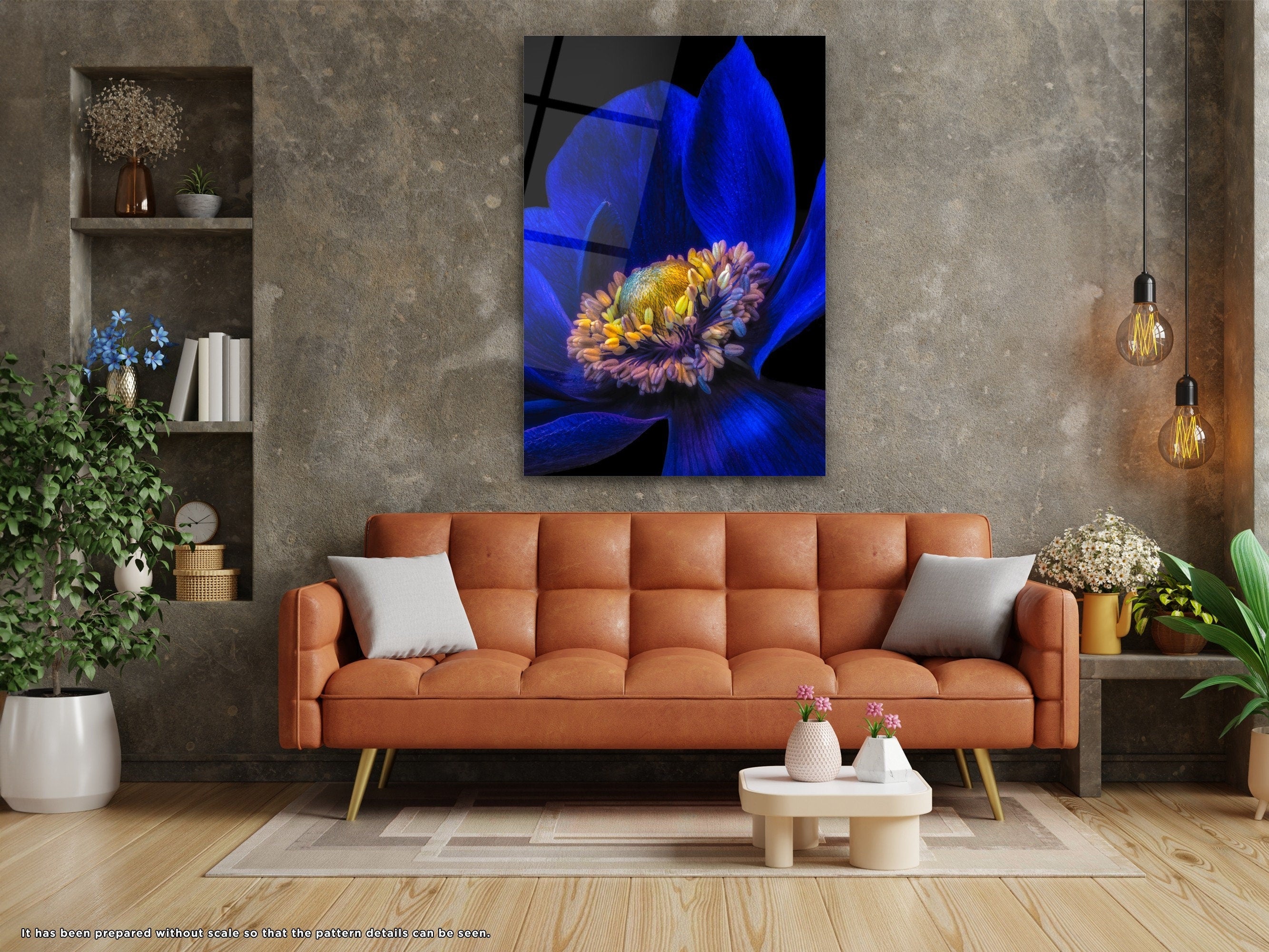 Flower - Glass Wall Art