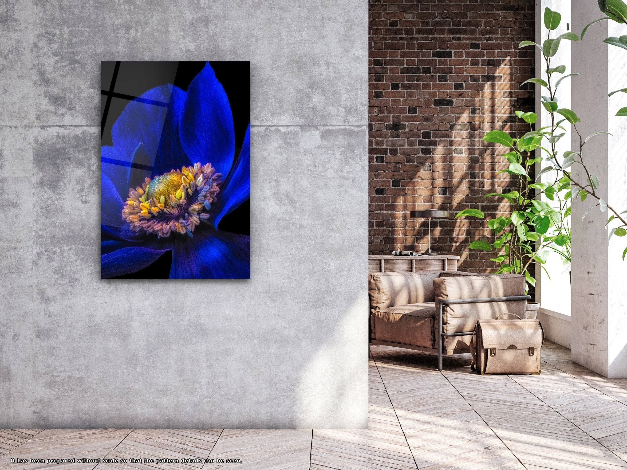 Flower - Glass Wall Art