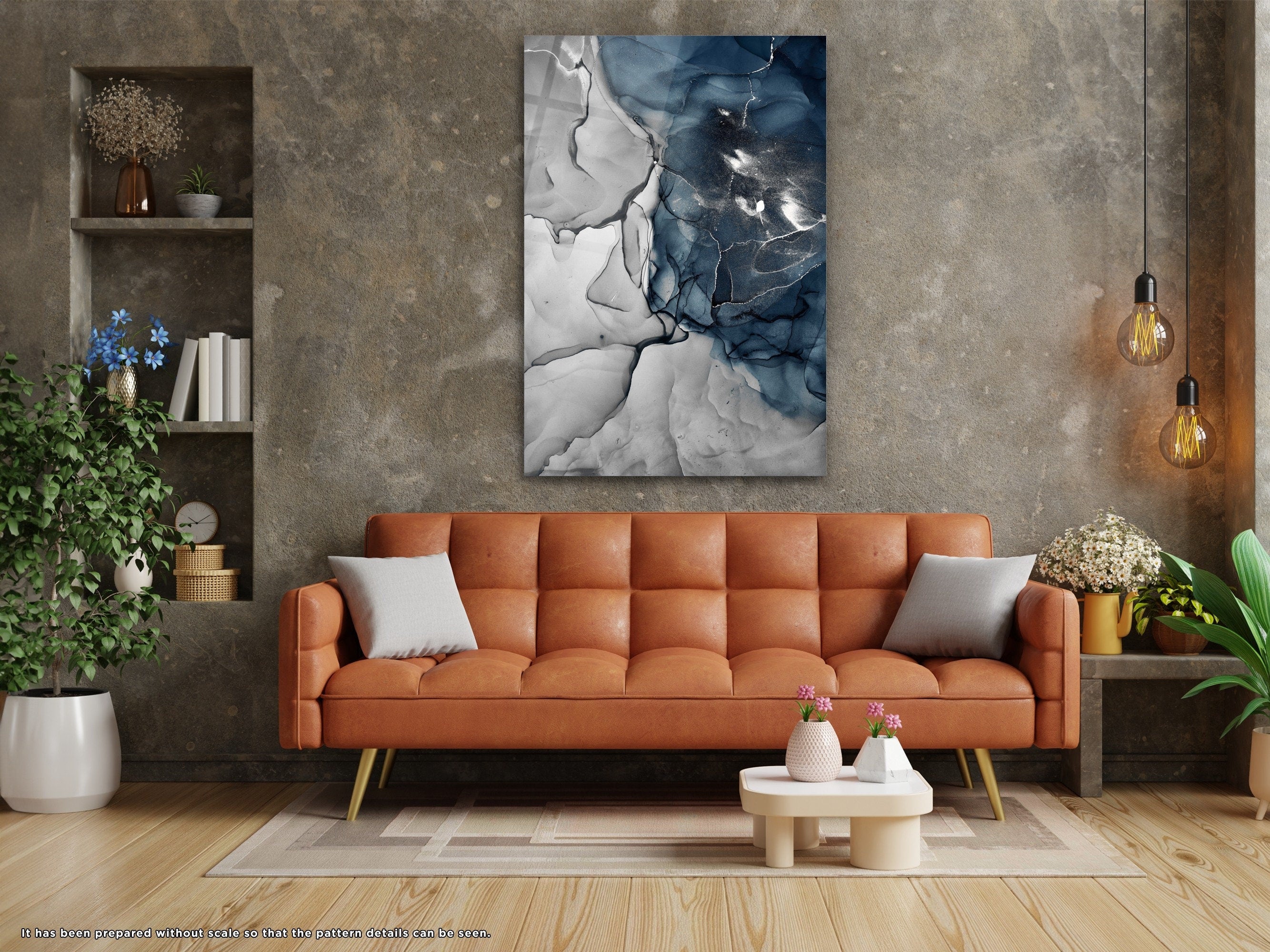 Marble Design - Glass Wall Art