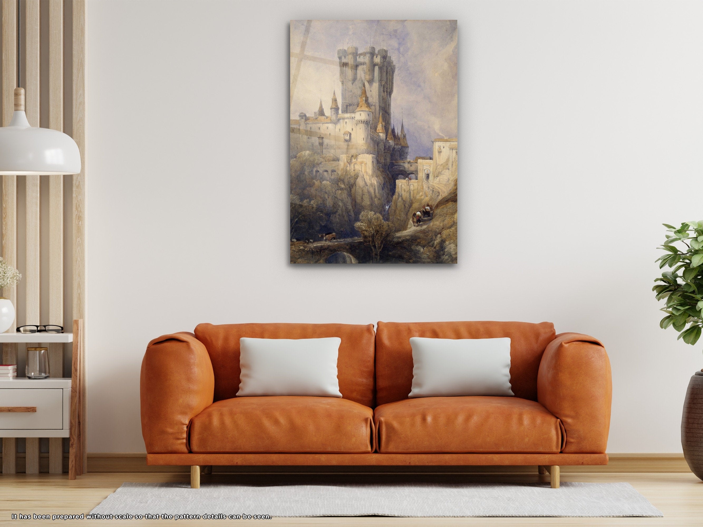 Historical Castle - Glass Wall Art