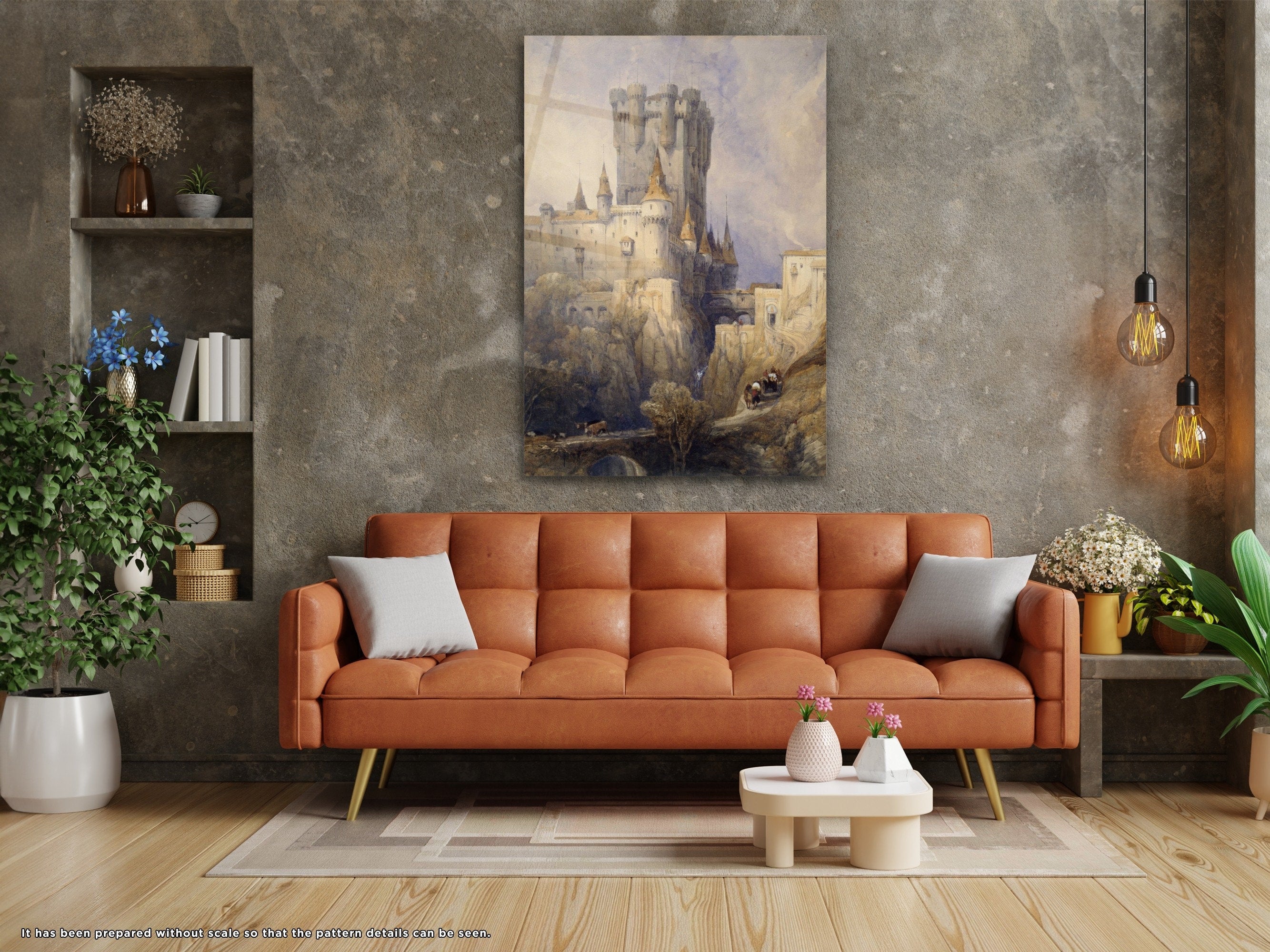 Historical Castle - Glass Wall Art