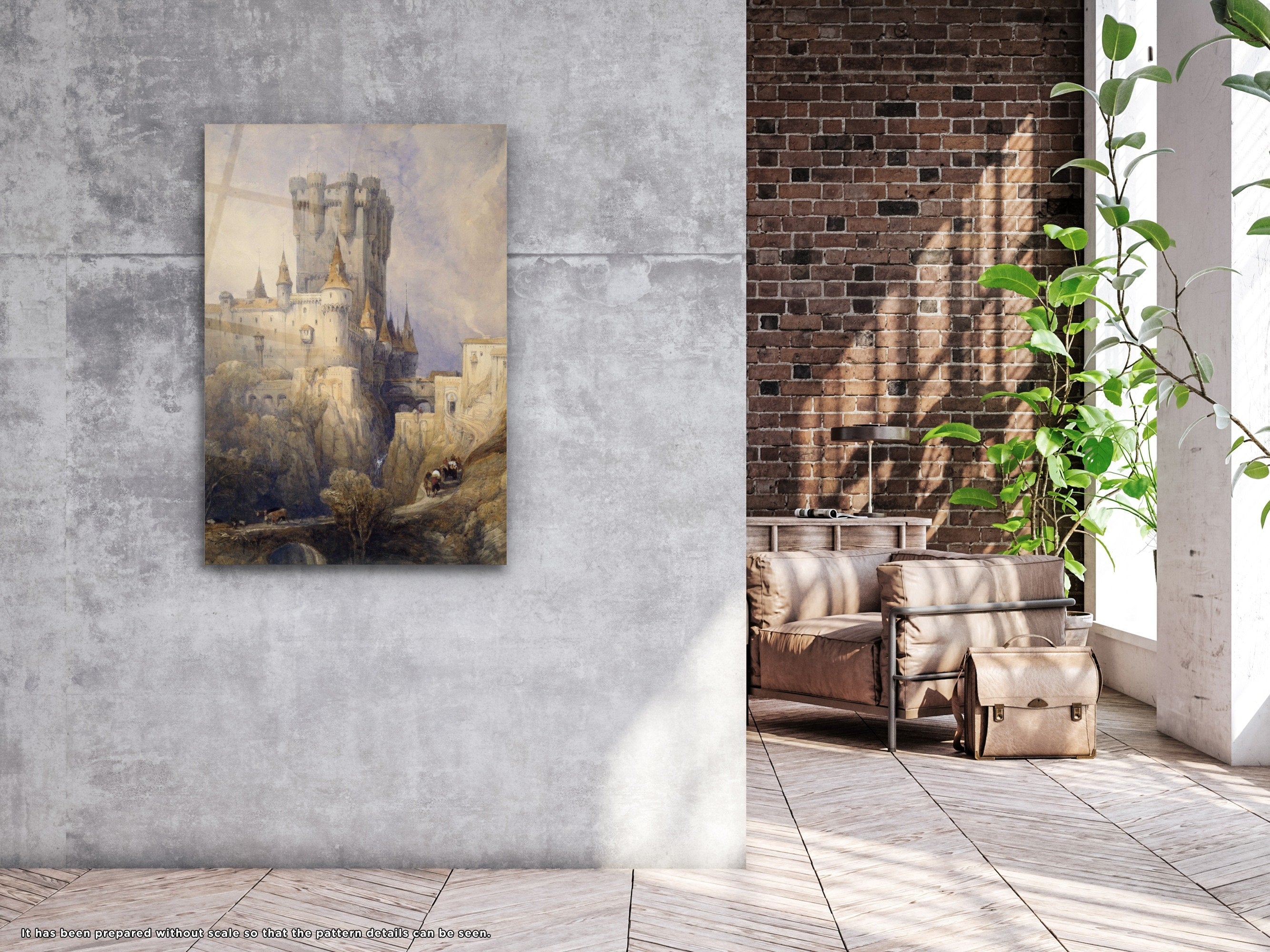 Historical Castle - Glass Wall Art