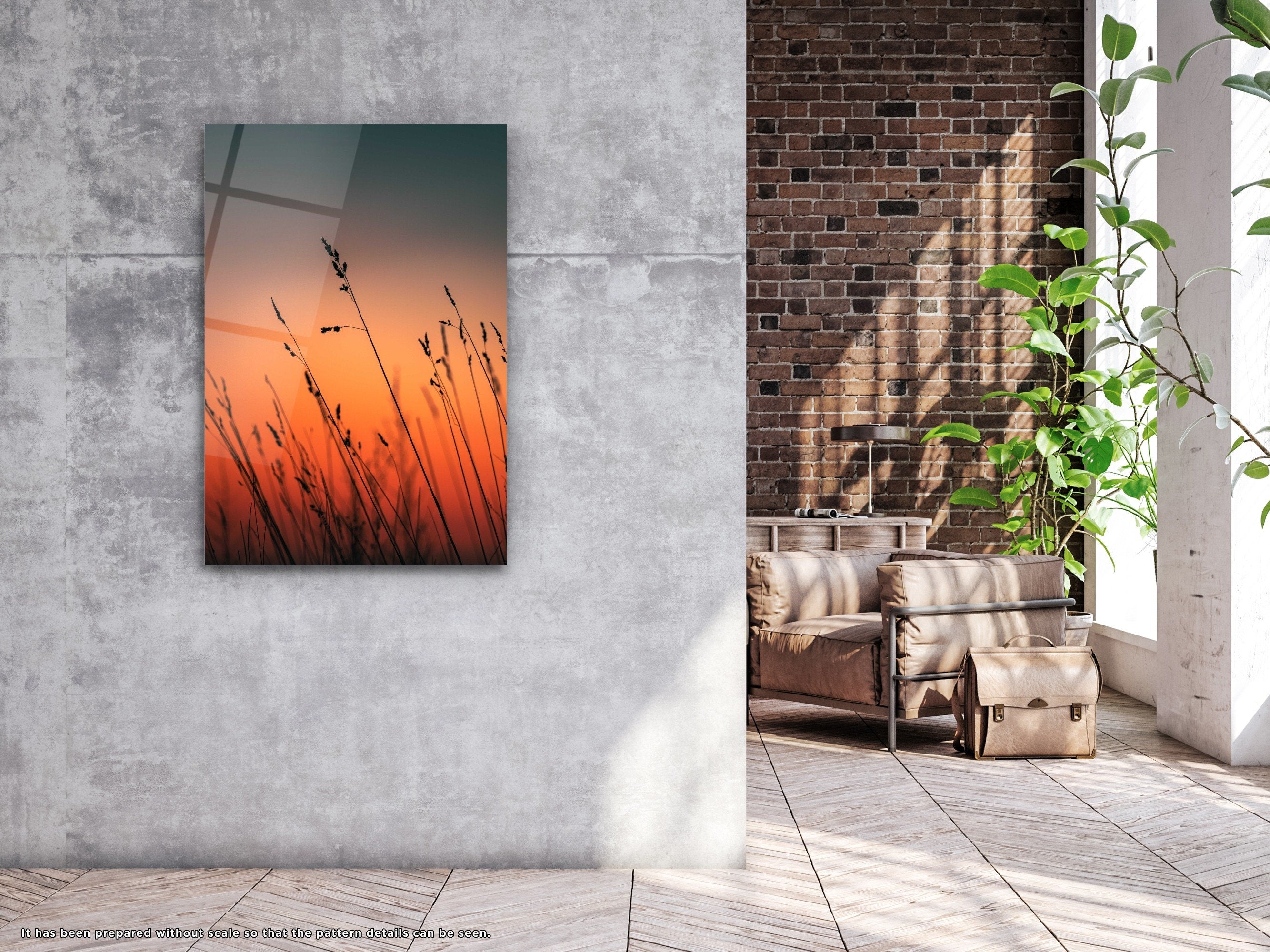 Warm Nature - Glass Wall Art