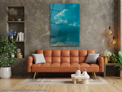 Clouds - Glass Wall Art