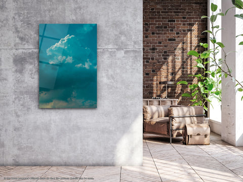 Clouds - Glass Wall Art