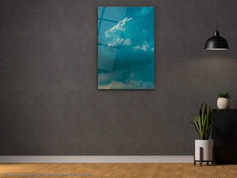 Clouds - Glass Wall Art