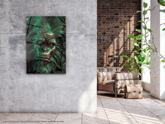 The Devil Monkey - Glass Wall Art