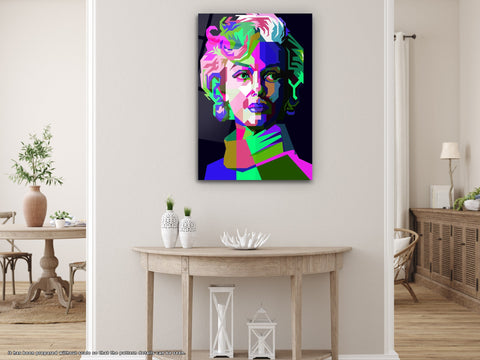 Marilyn Monroe - Glass Wall Art