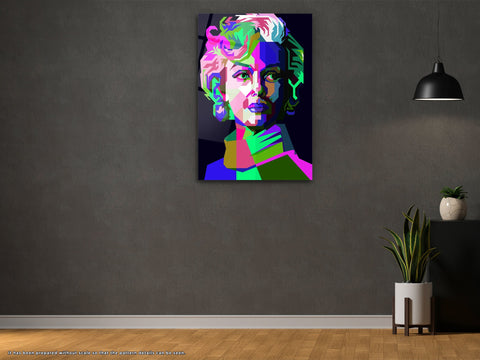 Marilyn Monroe - Glass Wall Art