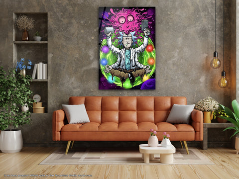 Cartoon World V3 - Glass Wall Art