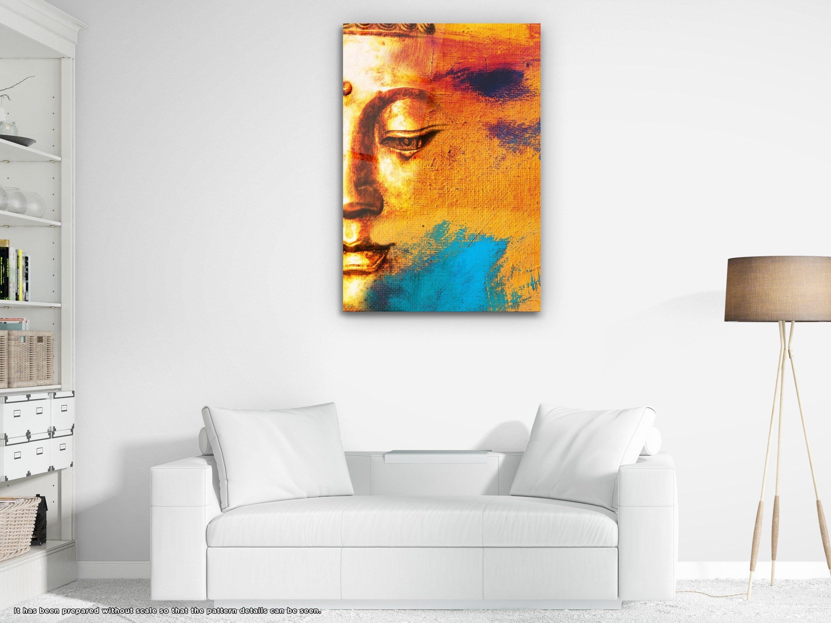 Lord Buddha - Glass Wall Art