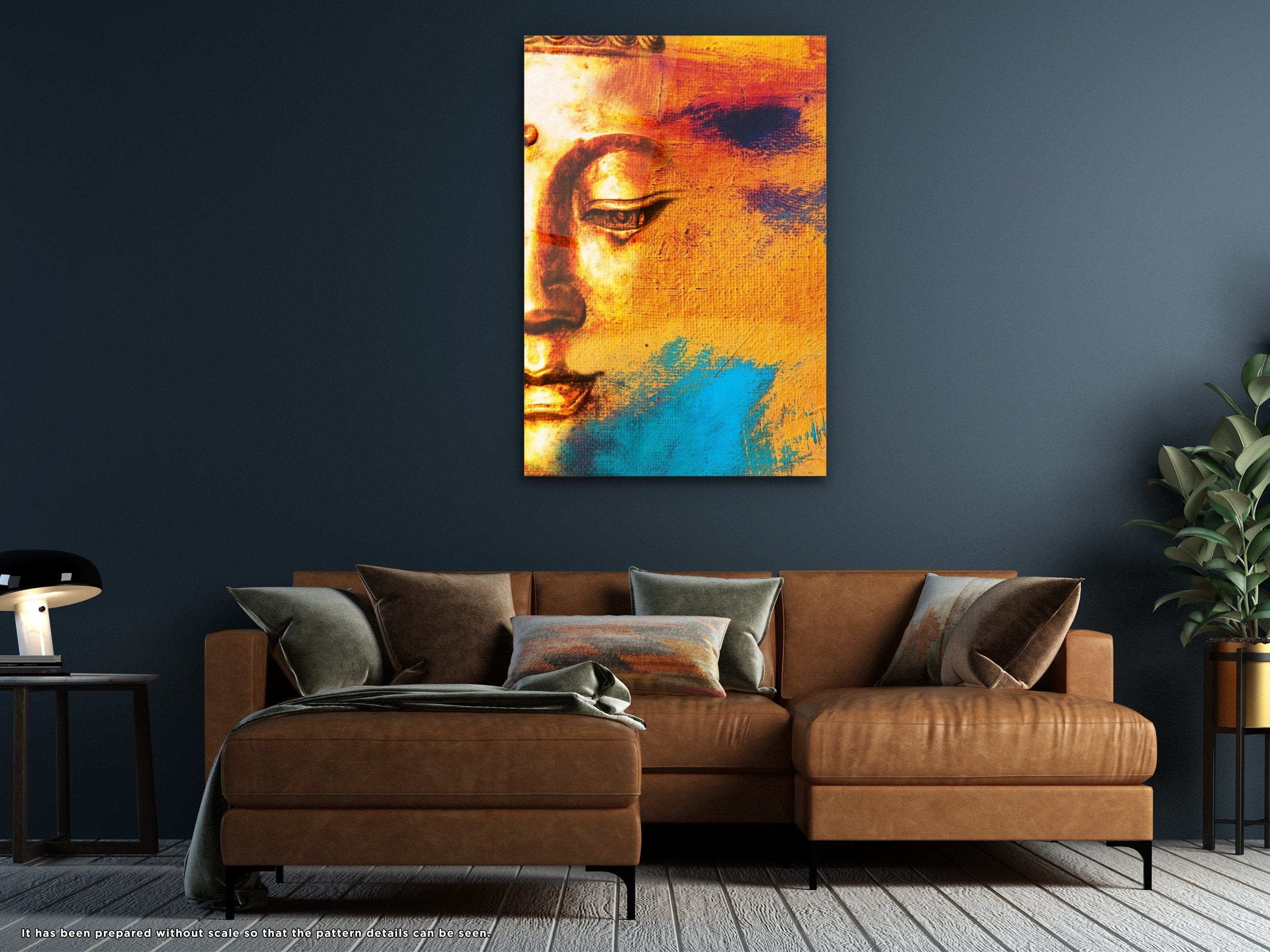 Lord Buddha - Glass Wall Art