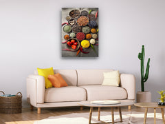 Spices - Glass Wall Art