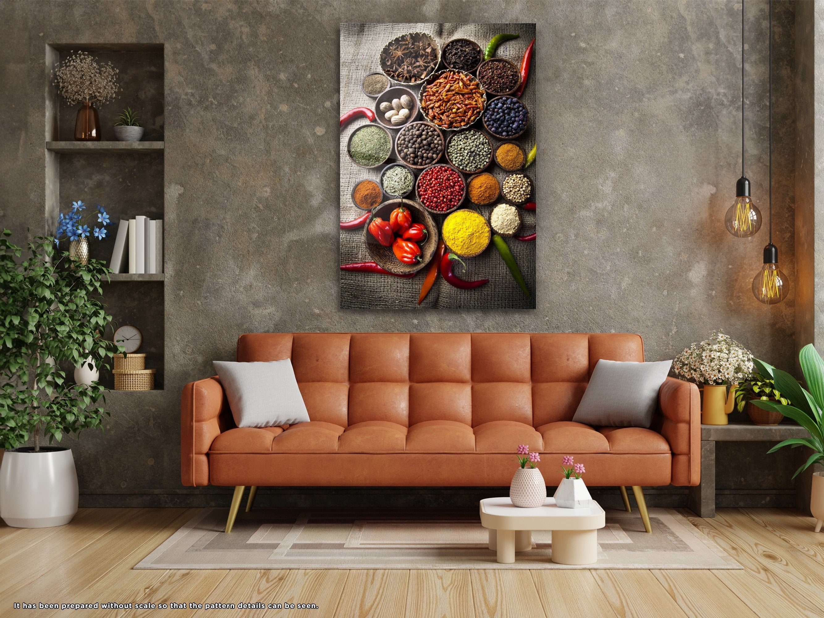 Spices - Glass Wall Art