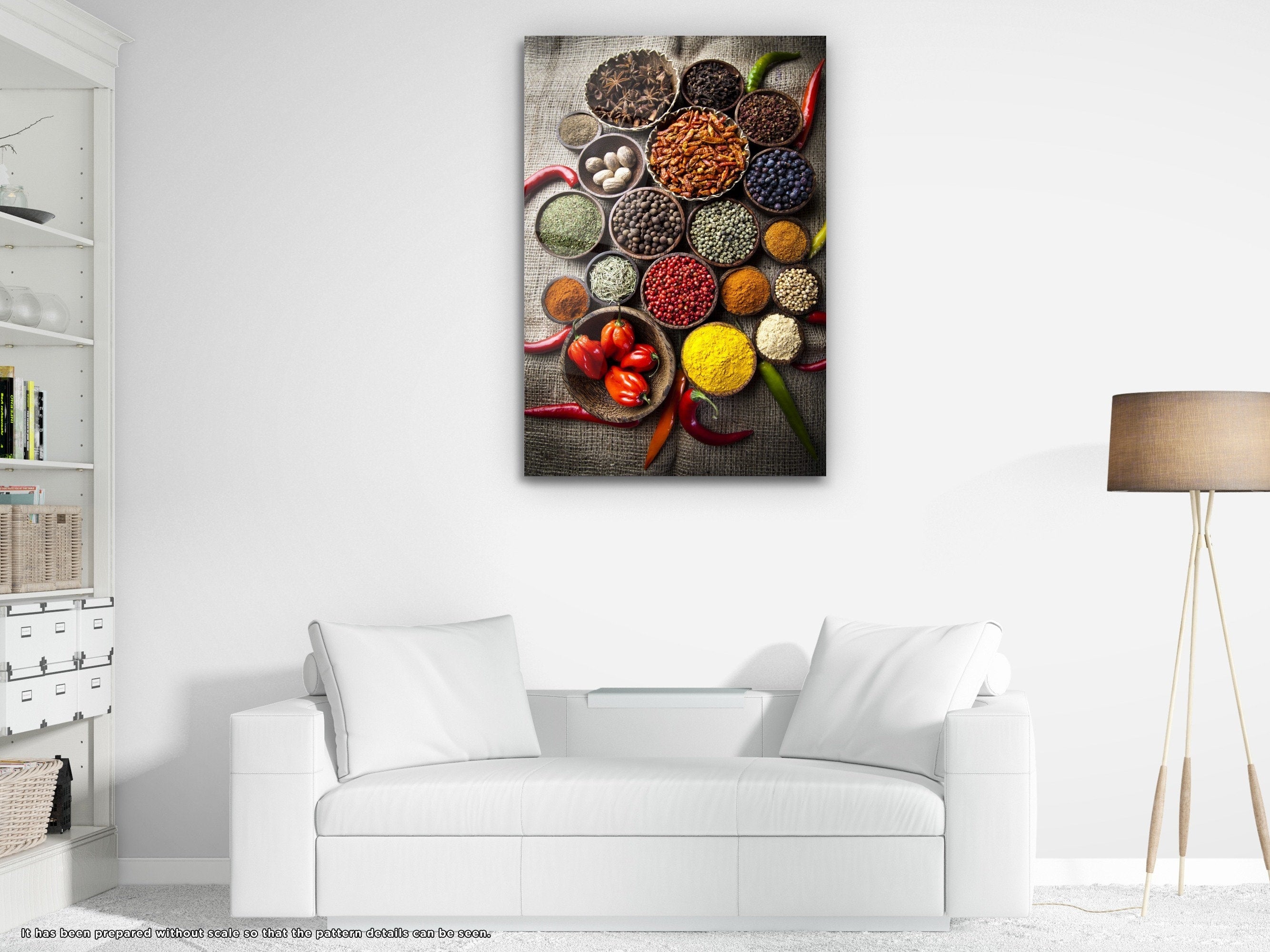 Spices - Glass Wall Art