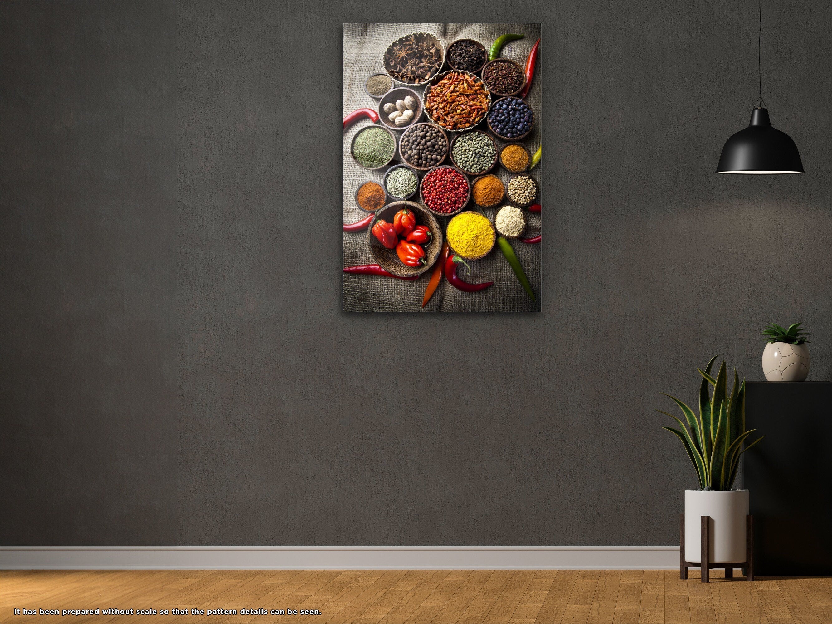 Spices - Glass Wall Art