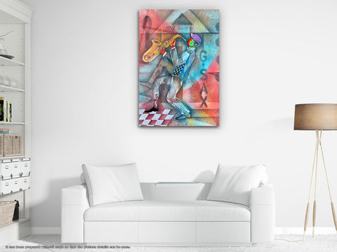 Jazz - Glass Wall Art