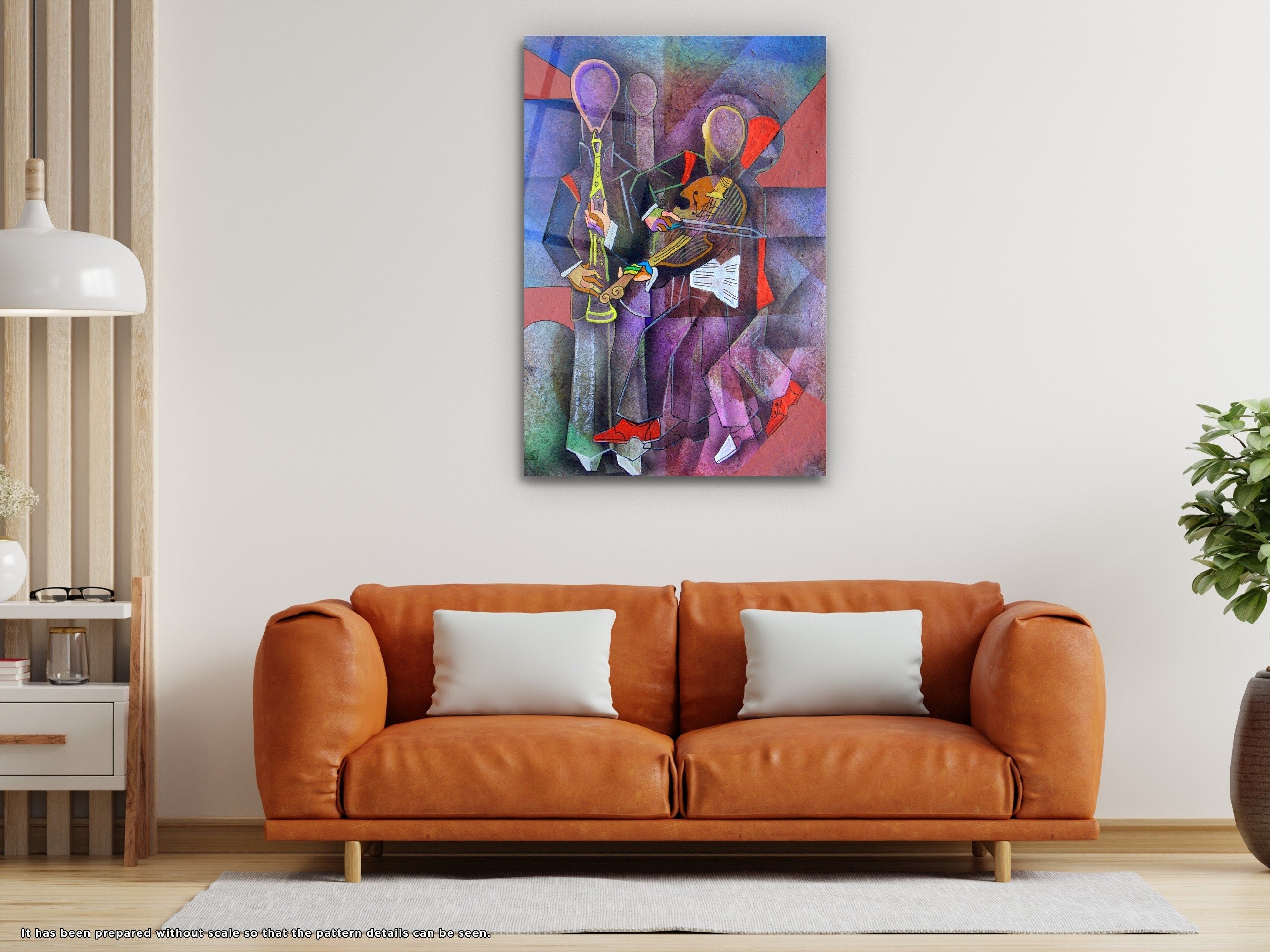 Jazz V2 - Glass Wall Art