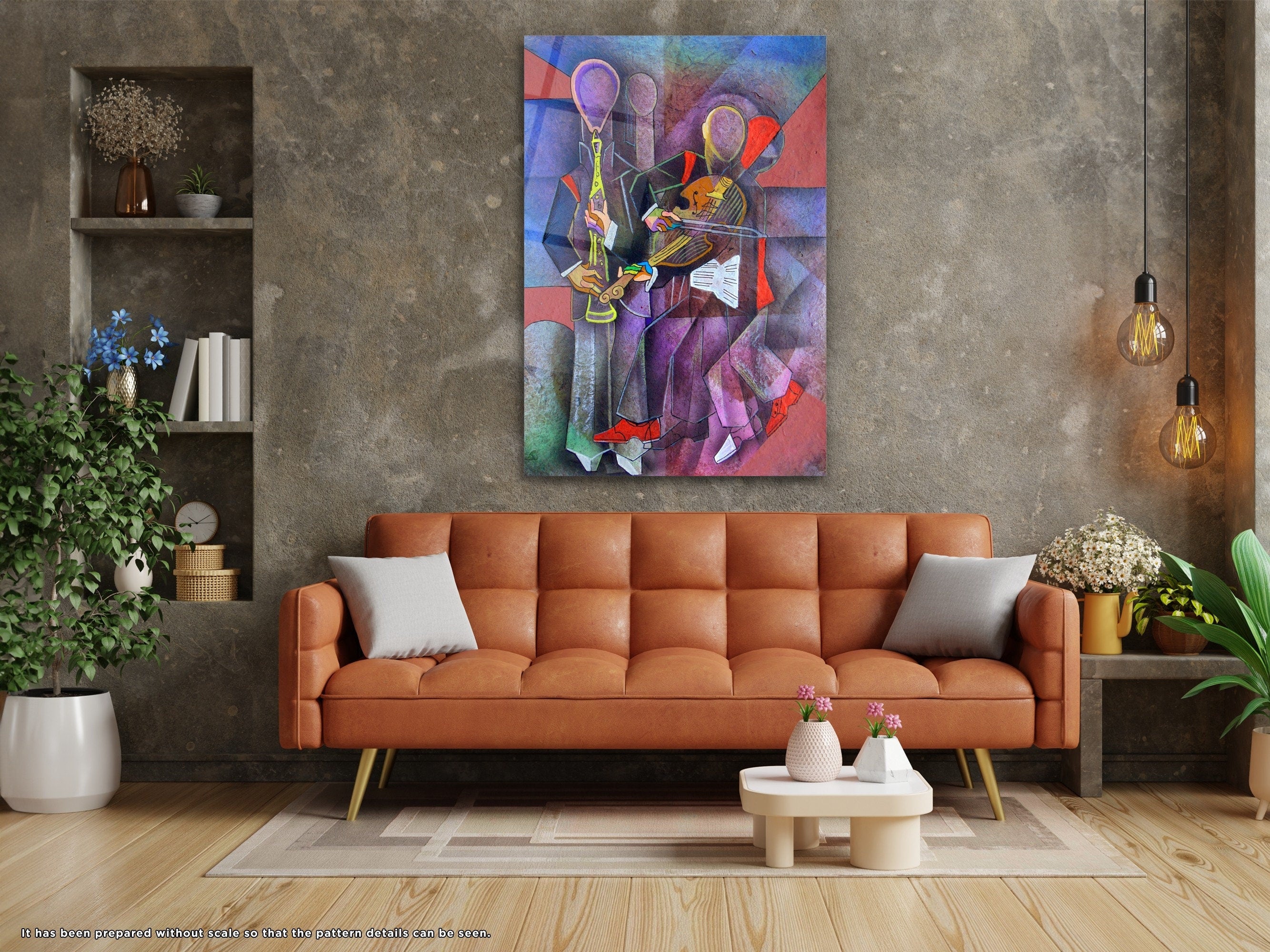 Jazz V2 - Glass Wall Art