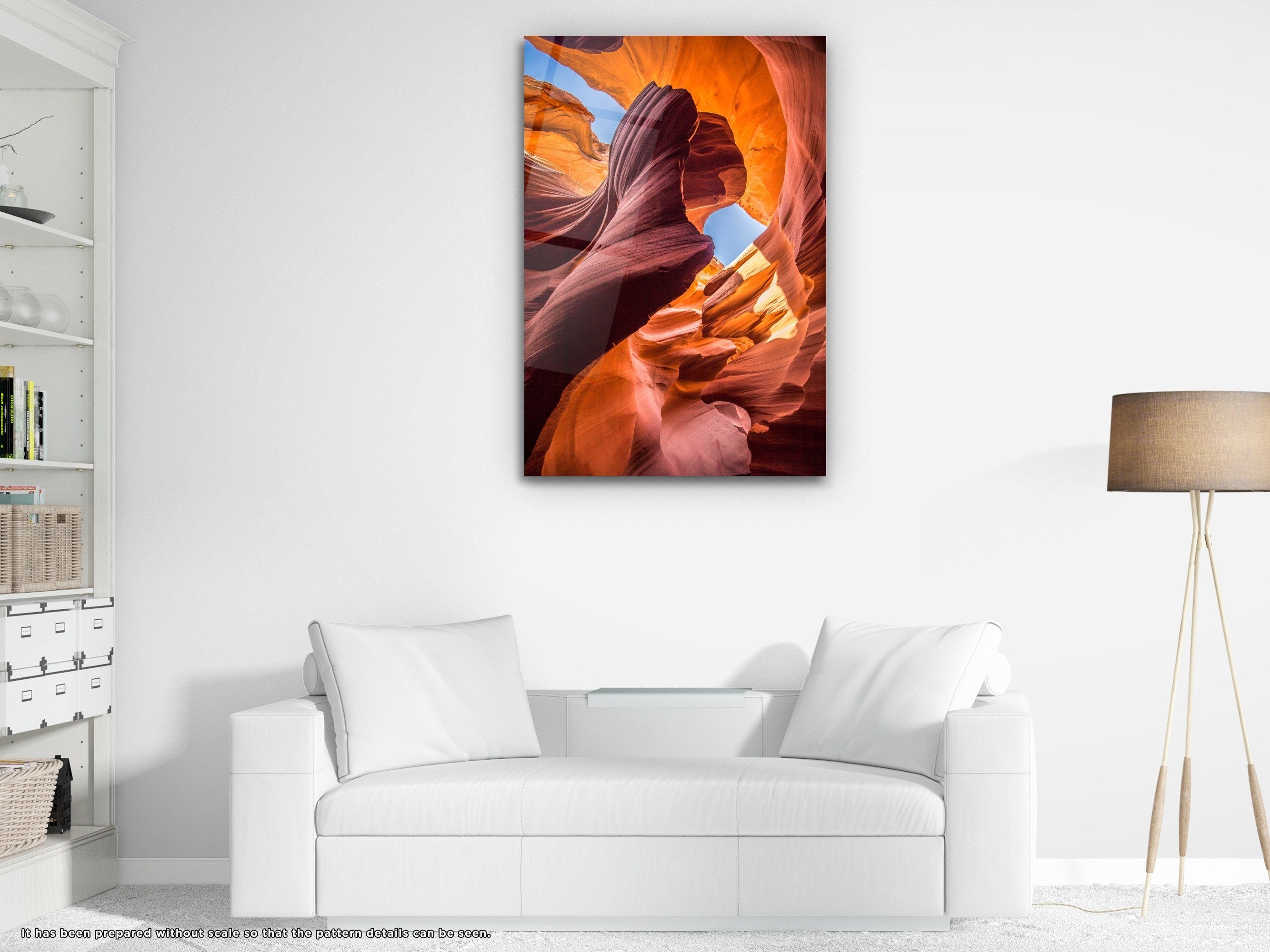 Colorful Canyon - Glass Wall Art