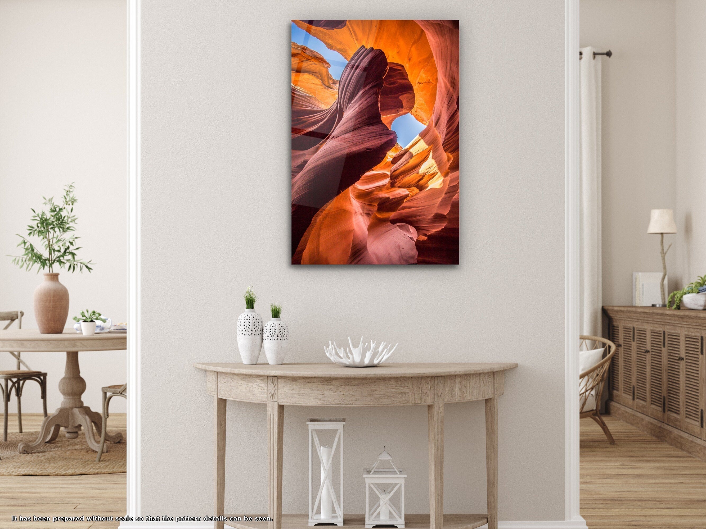 Colorful Canyon - Glass Wall Art