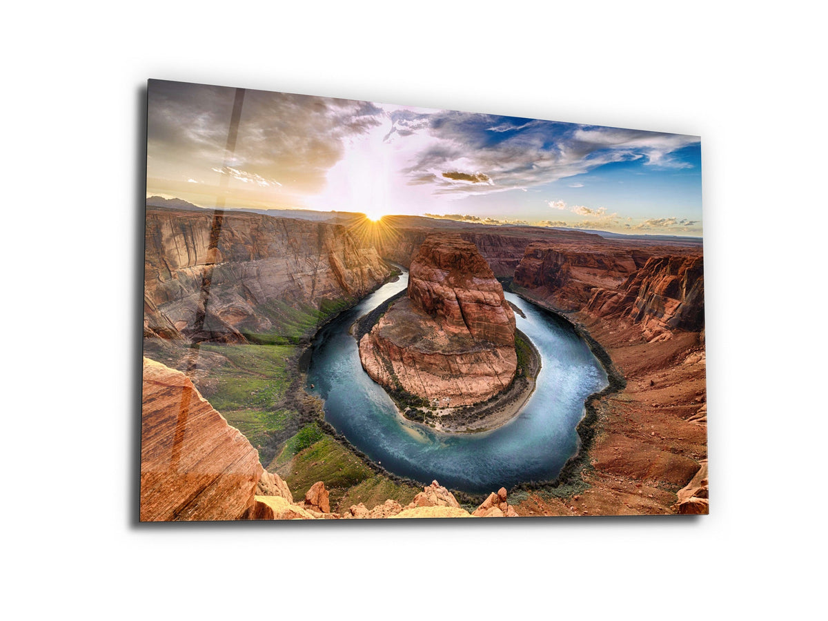 ・"mystery of Glen Canyon"・Glass Wall Art