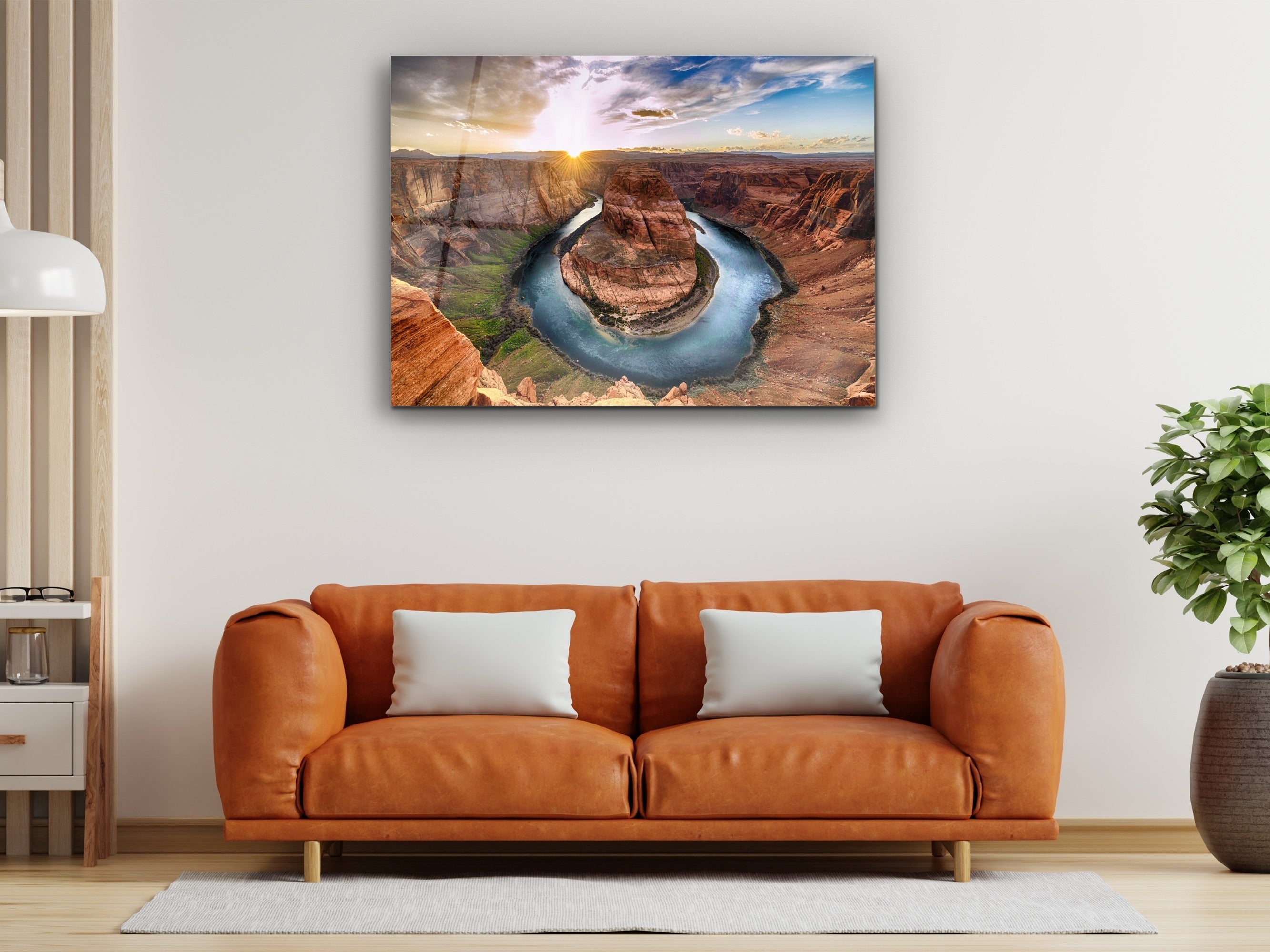 ・"mystery of Glen Canyon"・Glass Wall Art